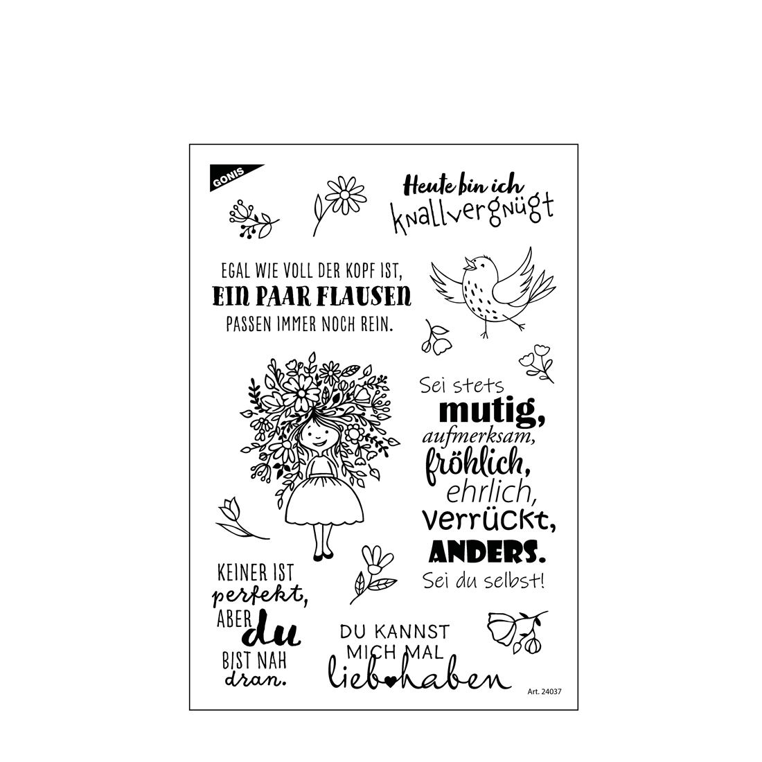 Stempel Knallvergnügt Silikonstempel