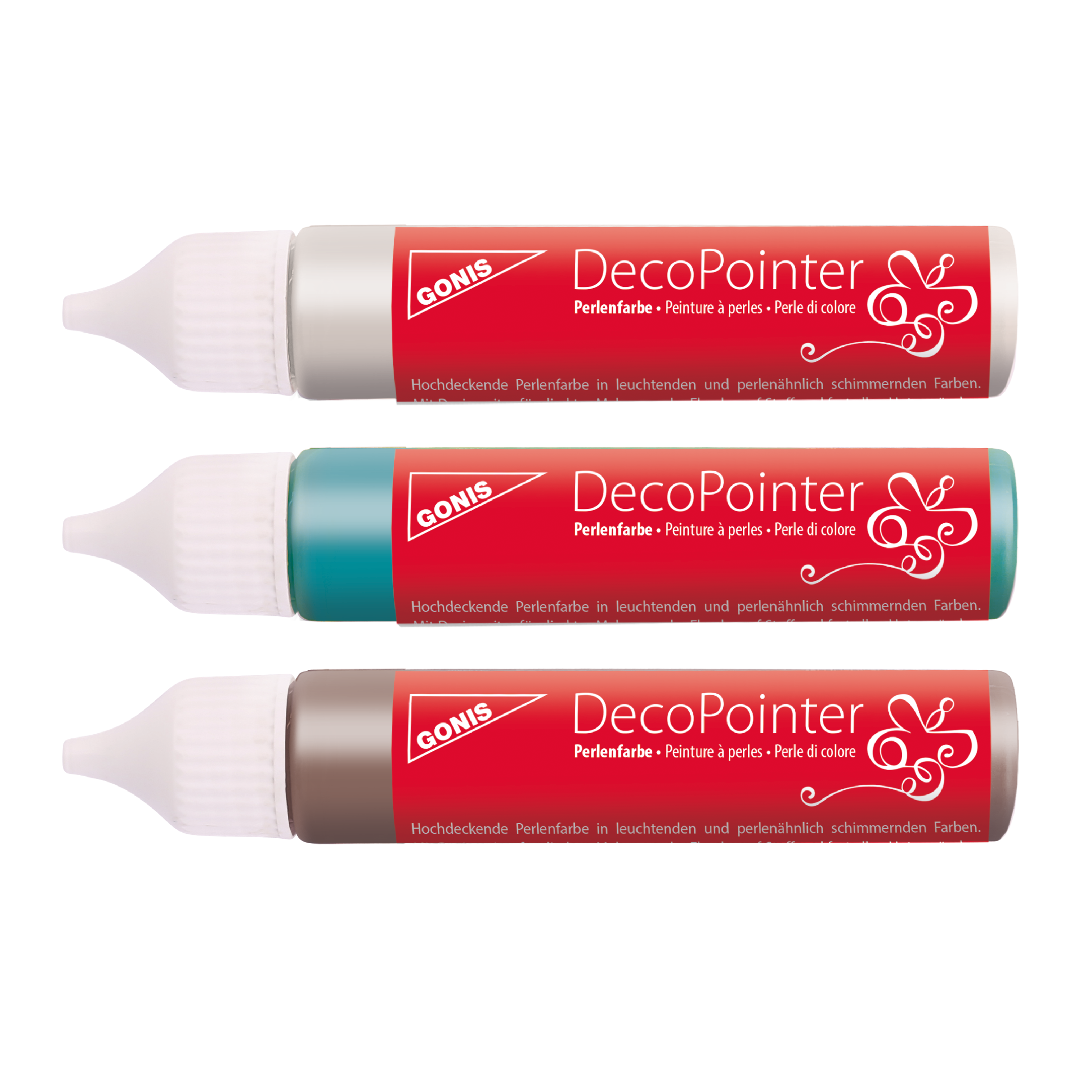 DecoPointer Set Meeresmuschel Perlenmalfarben