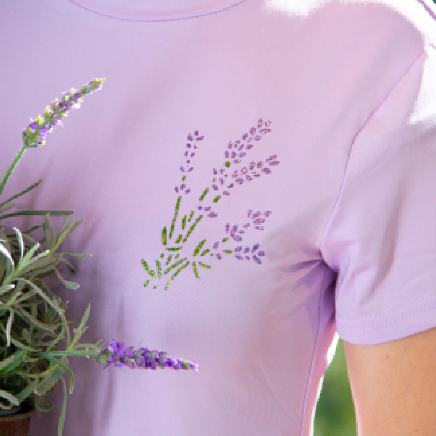 GlitzerCreme Textil Set Bauerngarten