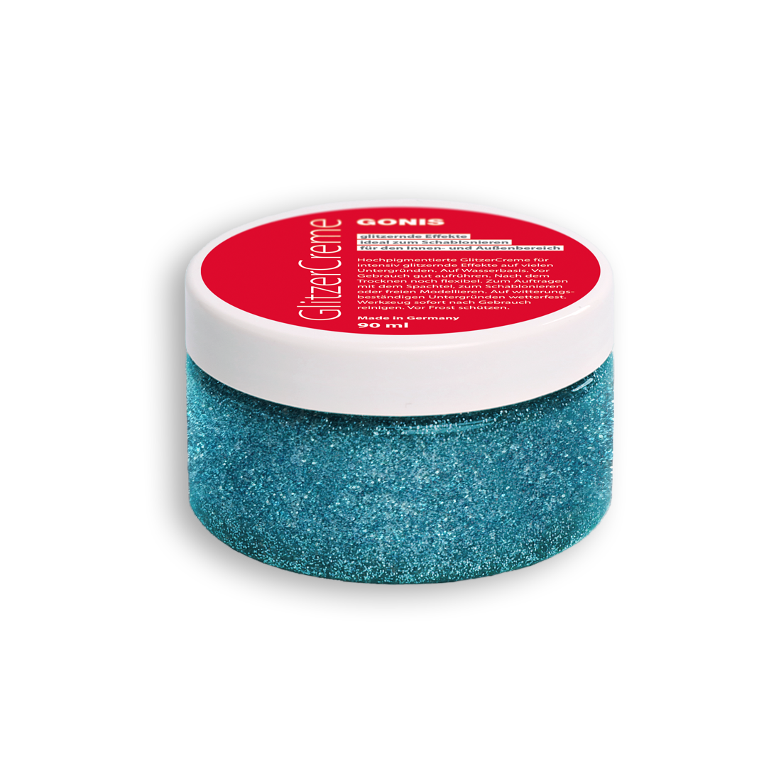 GlitzerCreme Wasserblau