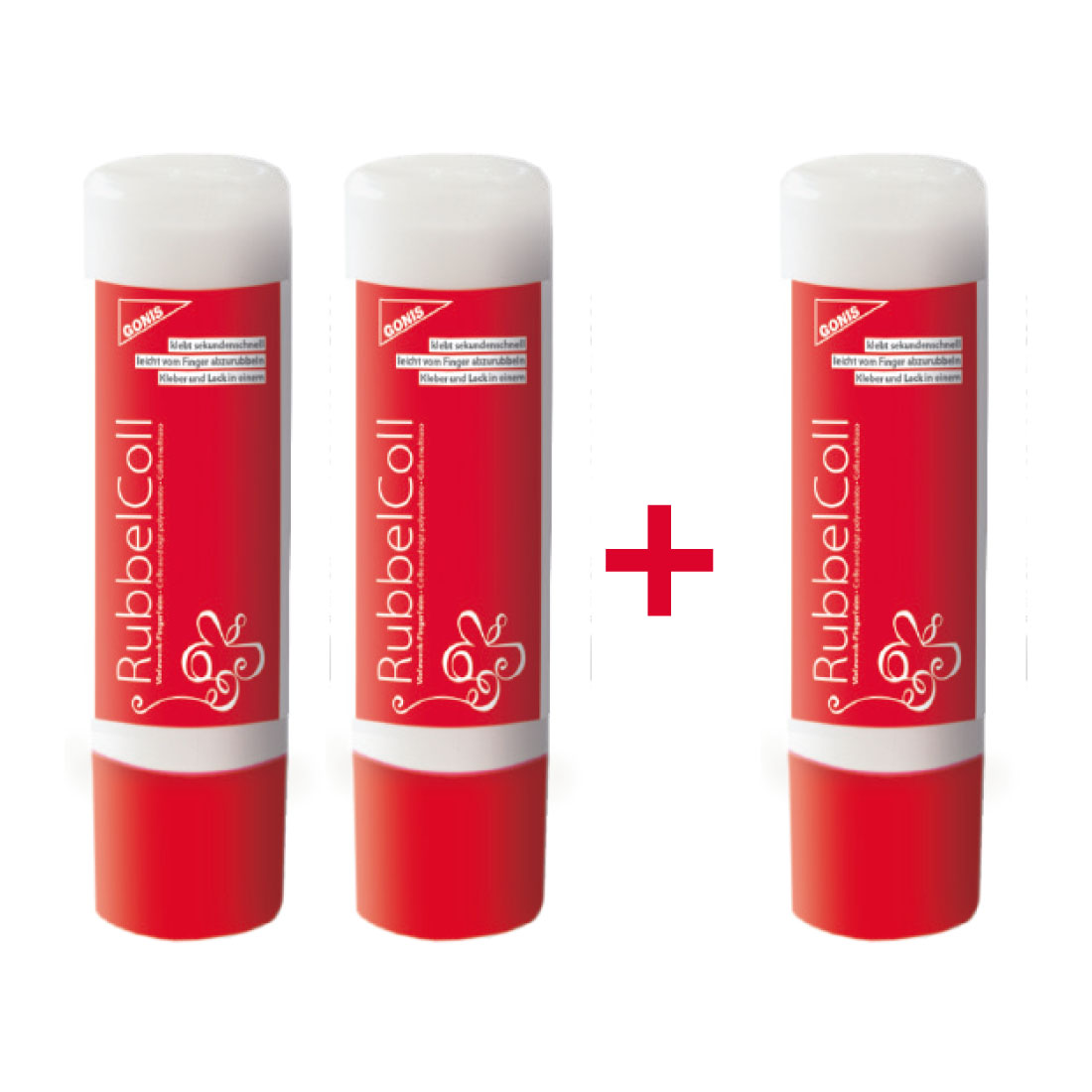 RubbelColl Vielzweckleim Vorteilspack 2+1