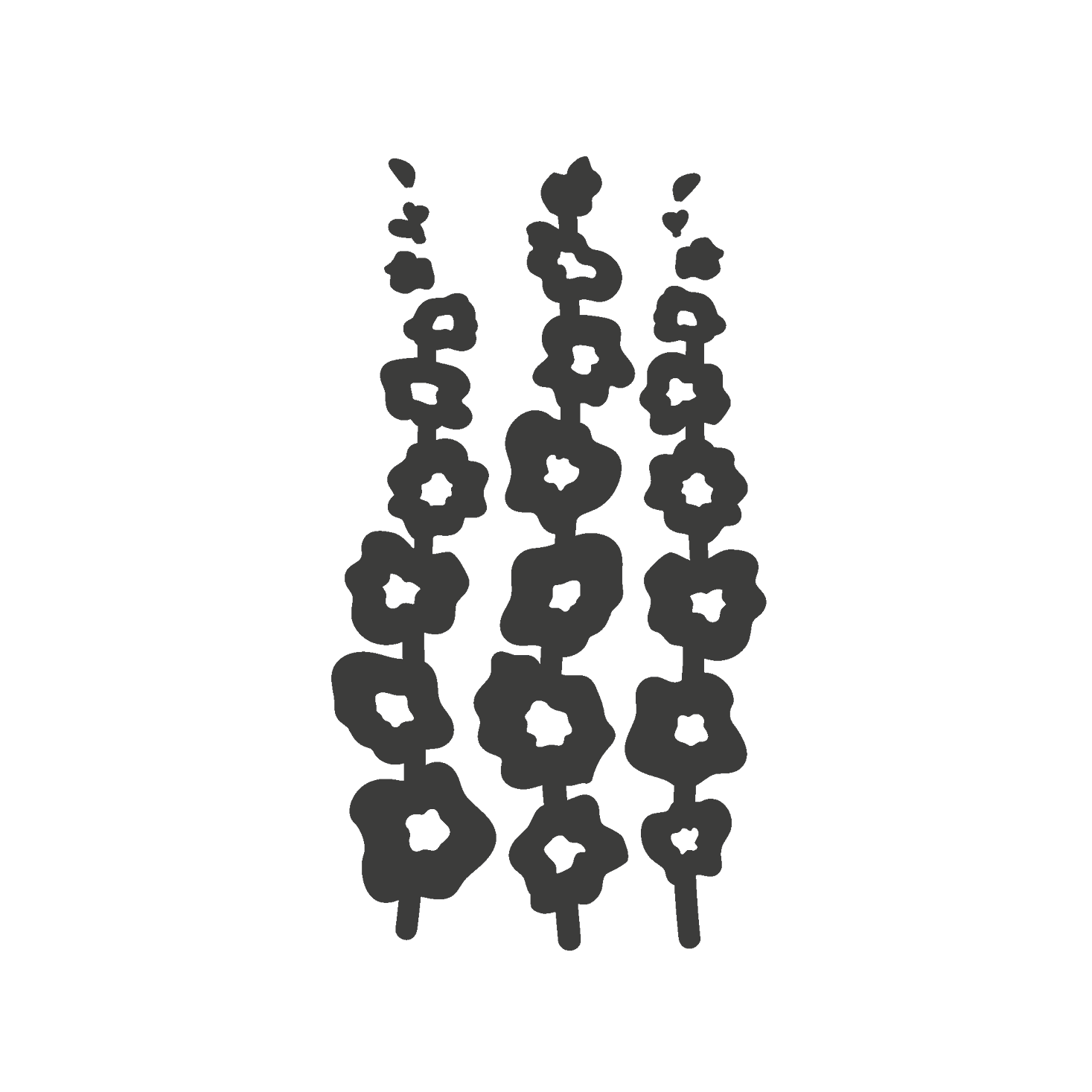 EasyStamp Mohnranken Kunstschaumstempel