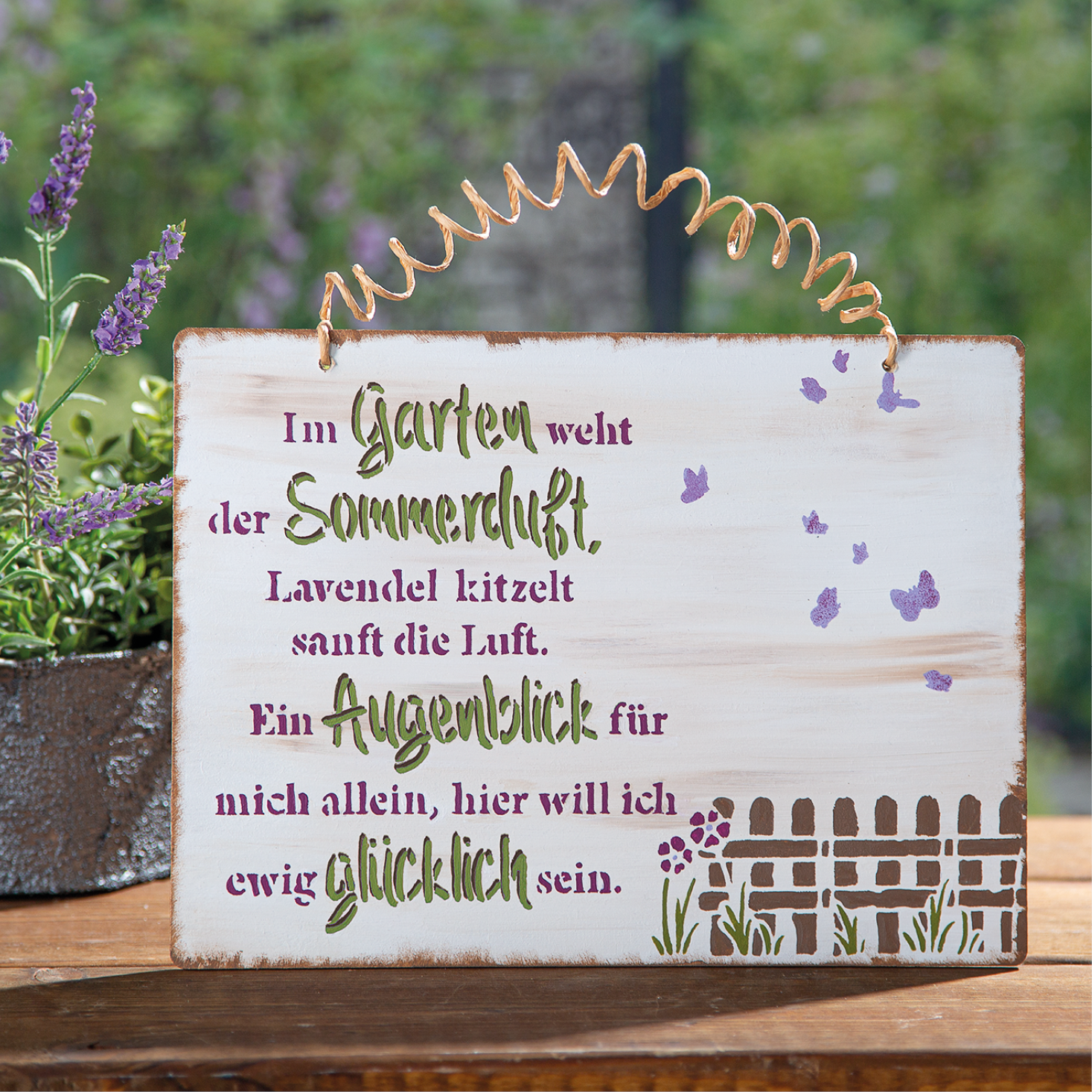 OutdoorDecor Set Bauerngarten Außenfarben