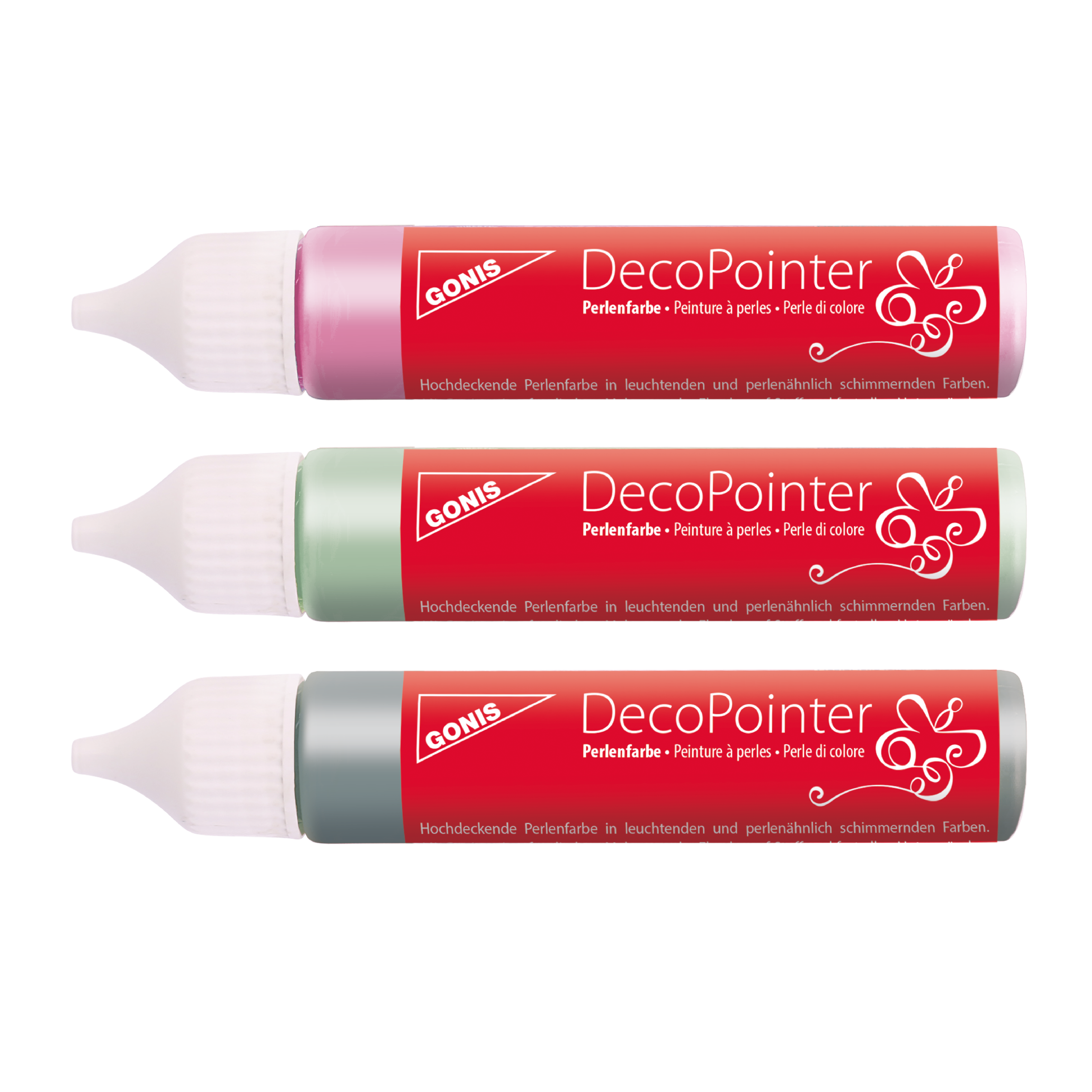 DecoPointer Set Rosengarten Perlenmalfarben