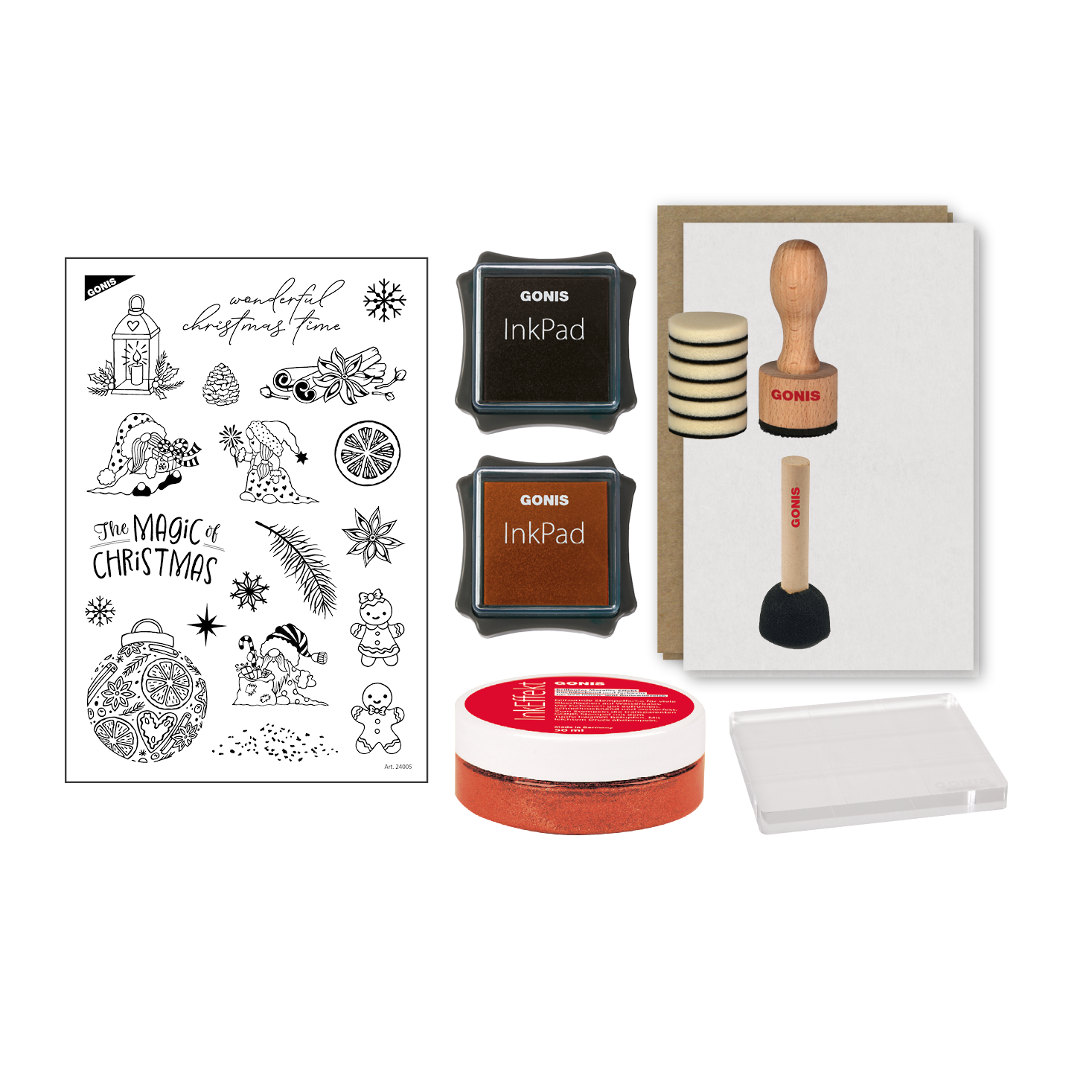 GONIS Stempel Set Weihnachtsduft